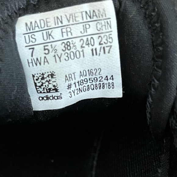 ADIDAS | Cloudfoam running sneaker women’s HWA 1Y3001 black pink size 7 - Picture 5 of 5